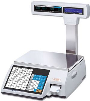 Весы с печатью CAS CL5000J P/R.