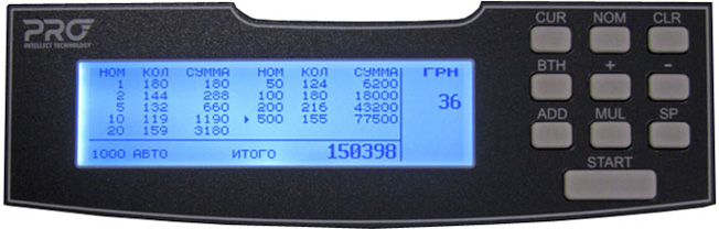 Счётчик банкнот PRO 150 CL,PRO150 CL/U