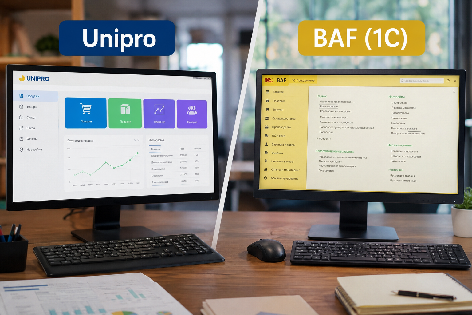 Unipro vs BAF (1С): Что выбрать для автоматизации магазина, пивной, мясного или овощного отдела? Unipro vs BAF (1С): Что выбрать для автоматизации магазина, пивной, мясного или овощного отдела?