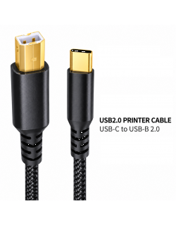 Кабель Type-C – USB 2.0 для подключения принтера к MacBook