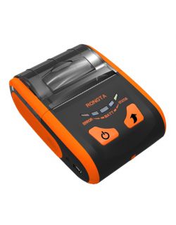 Мобильный чековый термопринтер с ударопрочным корпусом Rongta RPP-200BU (Bluetooth+Wifi+USB).