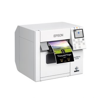 Профессиональный полноцветный настольный принтер для печати этикеток Epson ColorWorks CW-C4000e