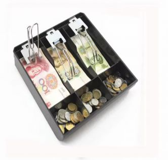 Лоток для денег 240×240 мм с металлическими лапками